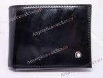 Replica Montblanc Wallet Genuine Black Leather / Low Price